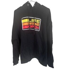 Life Wide Open CBoys TV black red yellow and orange hoodie size XL